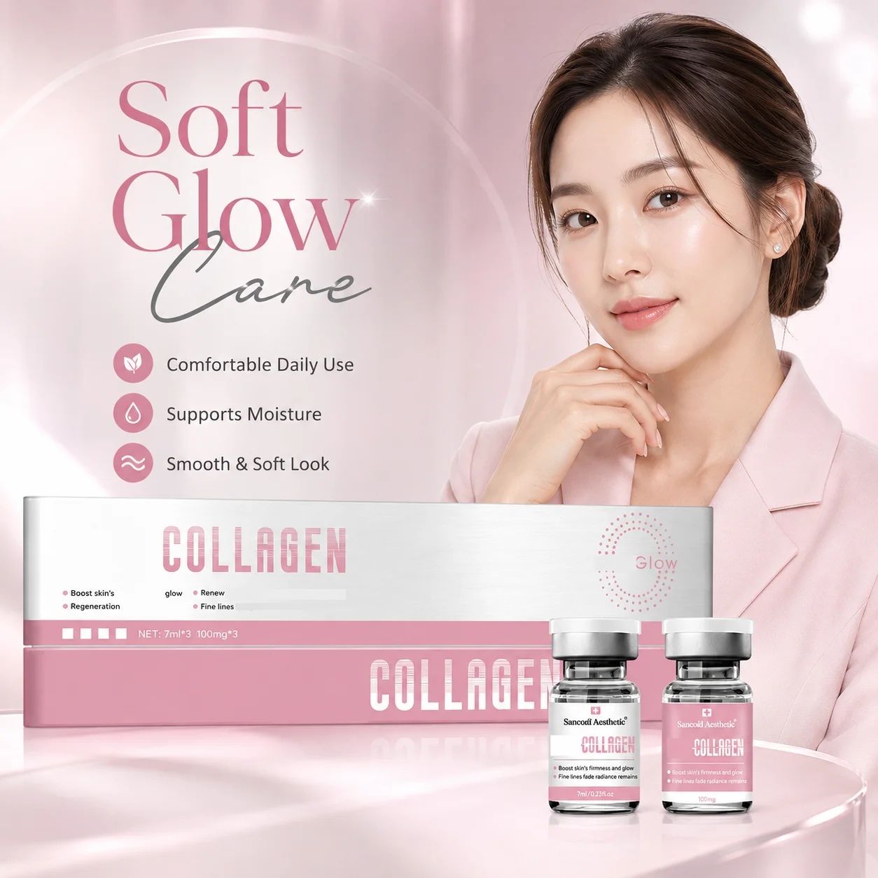 sanendi-collagen-pdrn-serum-korean-skin-care-hydration-face-care-essence-facial-contour-care-for-derpen-glowing