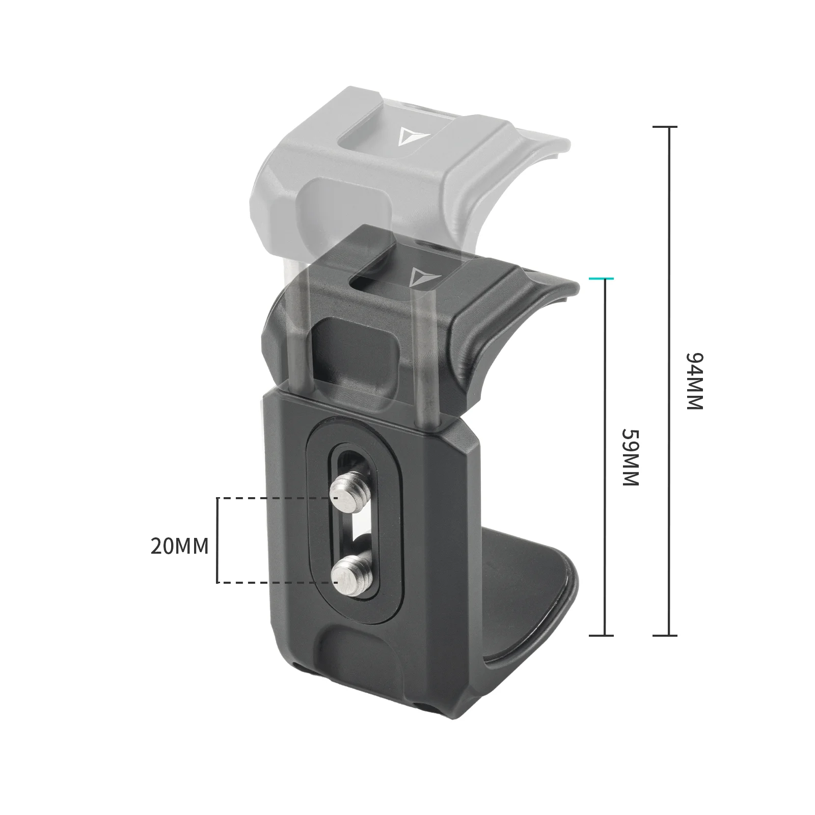 TILTA-Soporte Universal para banco de energía, abrazadera de liberación rápida de TA-UPBH-B para alimentación portátil de 58mm-94mm, compatible con cámara DSLR de 1/4"