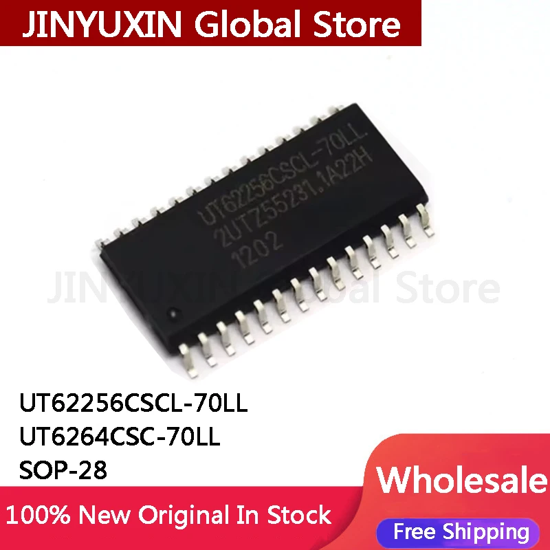 5Pcs UT62256CSCL UT62256CSCL-70LL UT62256CSC-70LL UT6264CSC UT6264CSC-70LL SOP28 IC Chip In Stock Wholesale