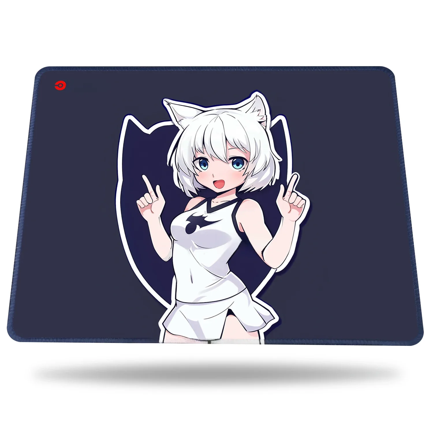 EXCO Gaming Mouse Pad with Stitched Edge Non-Slip Rubber Base Smooth Cloth Computer Mousepad for Office Home Laptop Portable