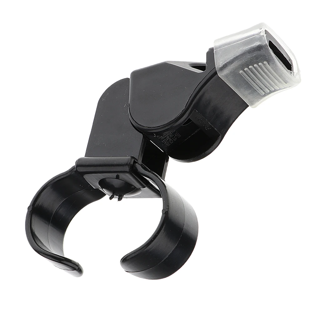 MagiDeal 1Pcs Plastic Derby Skate/Football/Sport Referee Finger Mouth Grip Whistle Black Vintage Plastic Whistle for Kayaking
