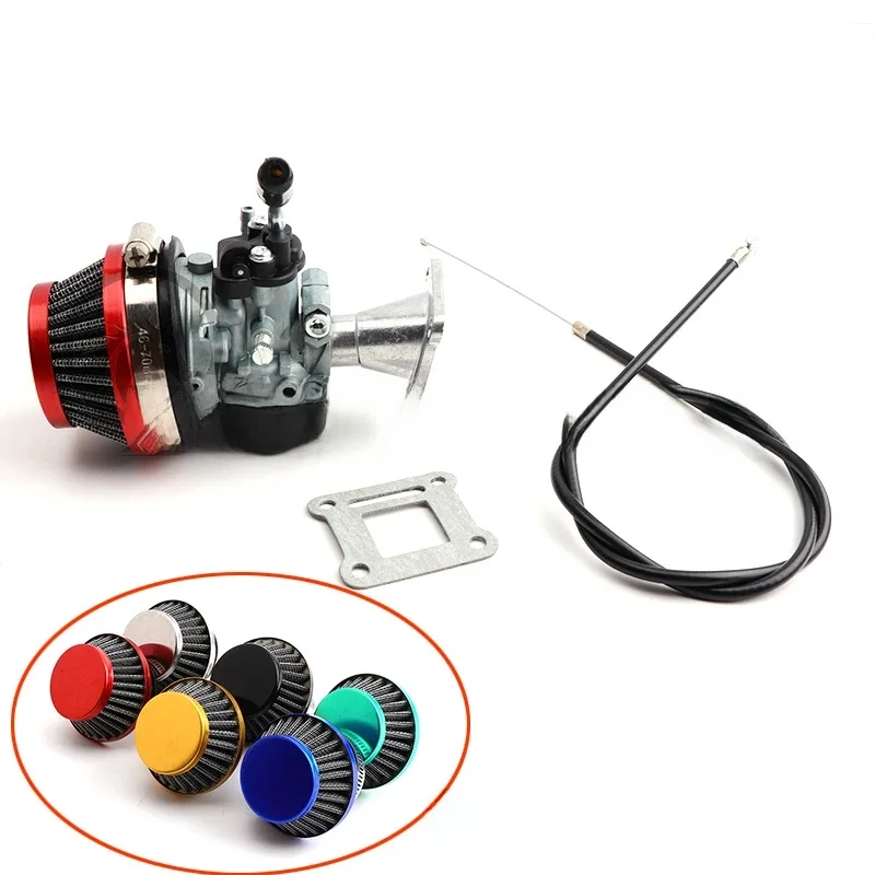Ensemble principal de filtre à Air de carburateur de Moto 19mm, pour Mini Moto 2 temps 47cc 49cc, vélo de poche, Dirt Pit Bike ATV Quad