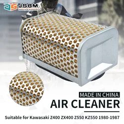 JSBM Motorcycle Air Filter Intake Cleaner Replacement For Kawasaki Z400 ZX400 Z500 Z550 GT550 GPZ550 ZX550 KZ550 ZX600 GPZ600R
