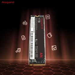 Asgard ssd nvme me AN3.0 512G1TB M.2 NVMe SSD PCIe3.0X4 Internal solid state drive m.2 nvme 2280 3300MB/s for Laptop Desktop