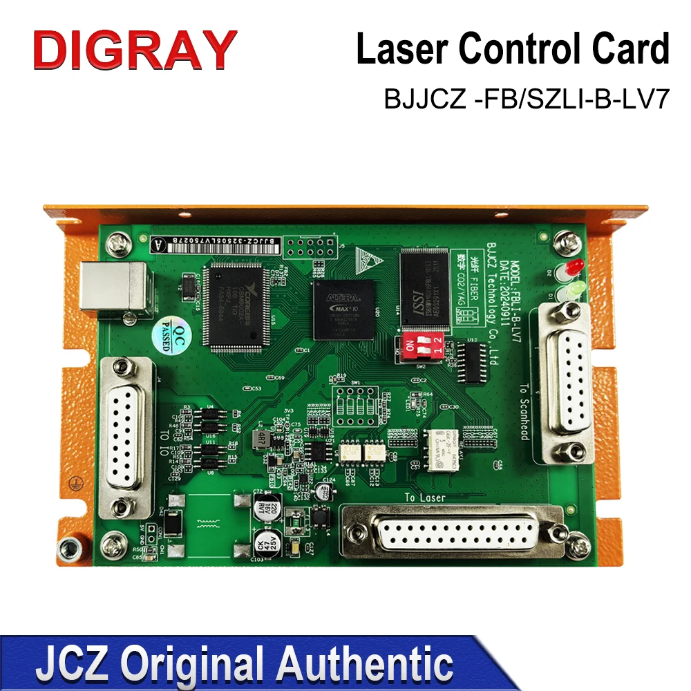

DIGRAY BJJCZ Laser Controller Original Card JCZ Control Board FB/SZLI-B-LV7 Ezcad2 for CO2 UV IPG Raycus JPT Marking Machine