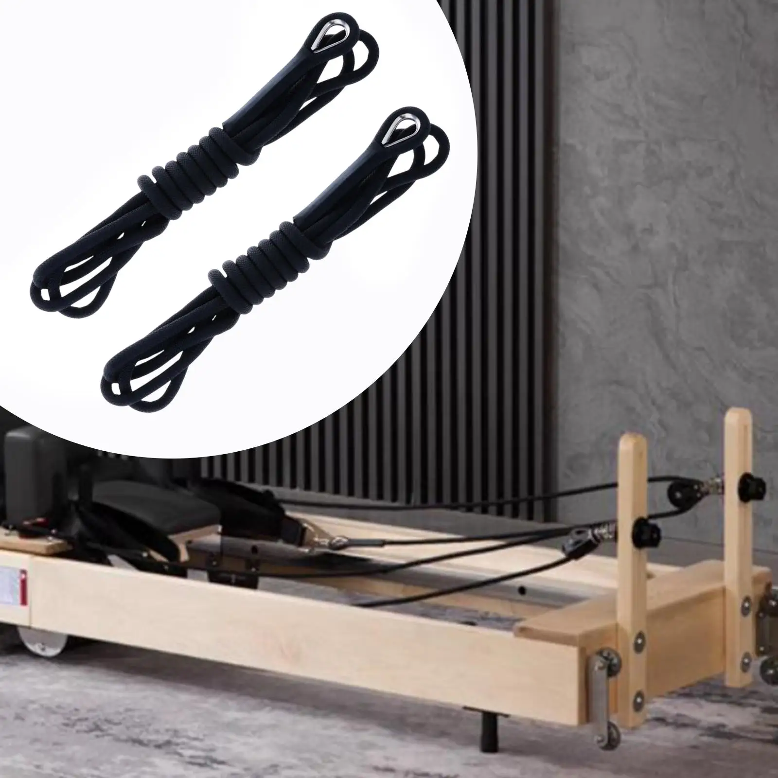 

Pilates Reformer Pull Rope Hardware Component for Pilates Core Bed Sitting Box Yoga Fitness Exercise Equipment Balance Training