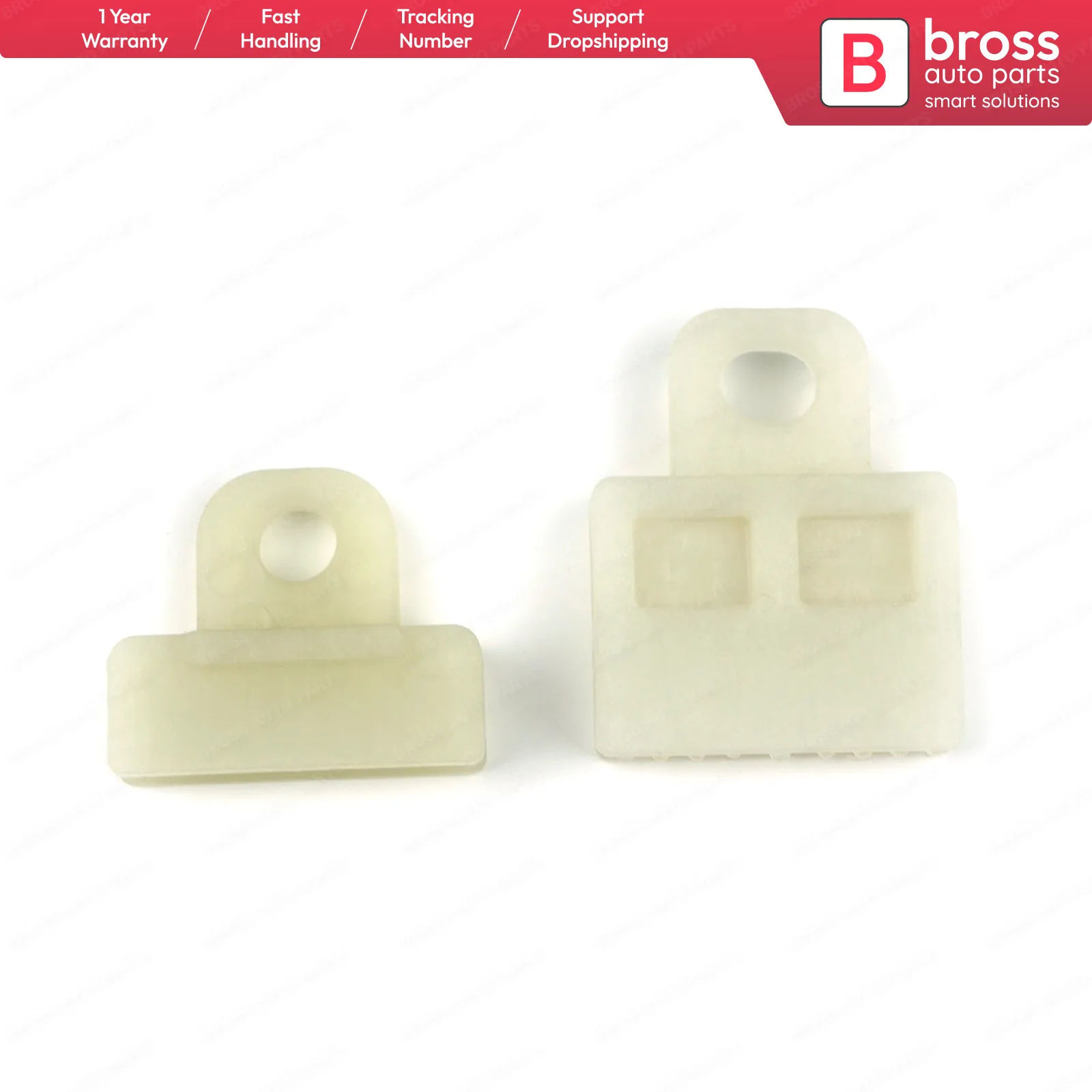 BWR5019 + BWR5023FBA 2 Types Power and Manual Window Regulator Glass Slider Sash Clips for Toyota Shipping From France