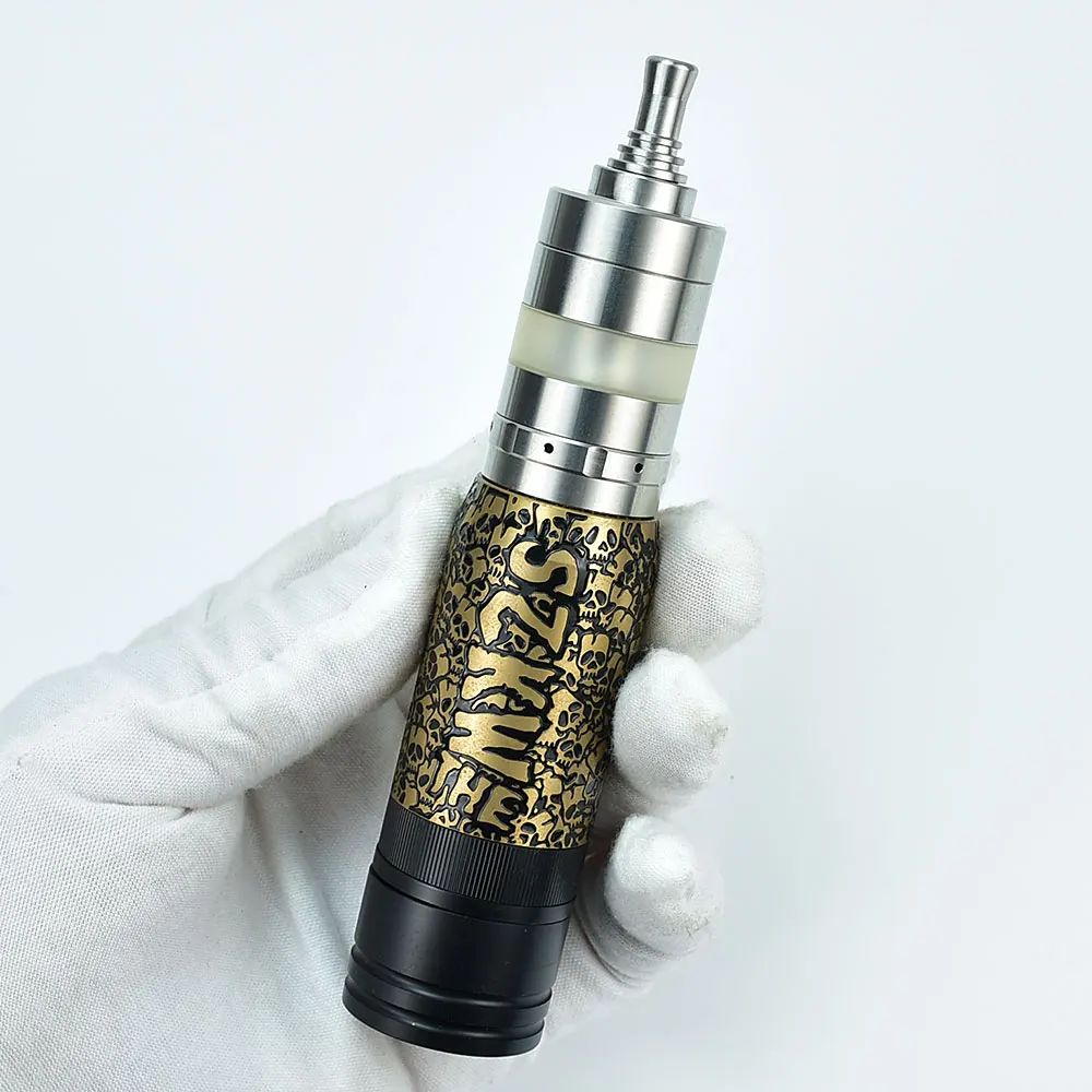 

wolfcoolvape Vape kayfun x mtl rta vape box mod EMK2 mod brass 1:1 MK2 Special MK2 CipherSkull Mods 18650 battery mod