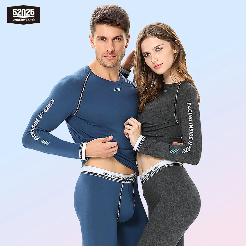 52025 Premium Modal Cotton Thermal Underwear – Ultra-miękkie, lekkie bielizna termoaktywna, oddychająca jako druga skóra i o nowoczesnym kroju