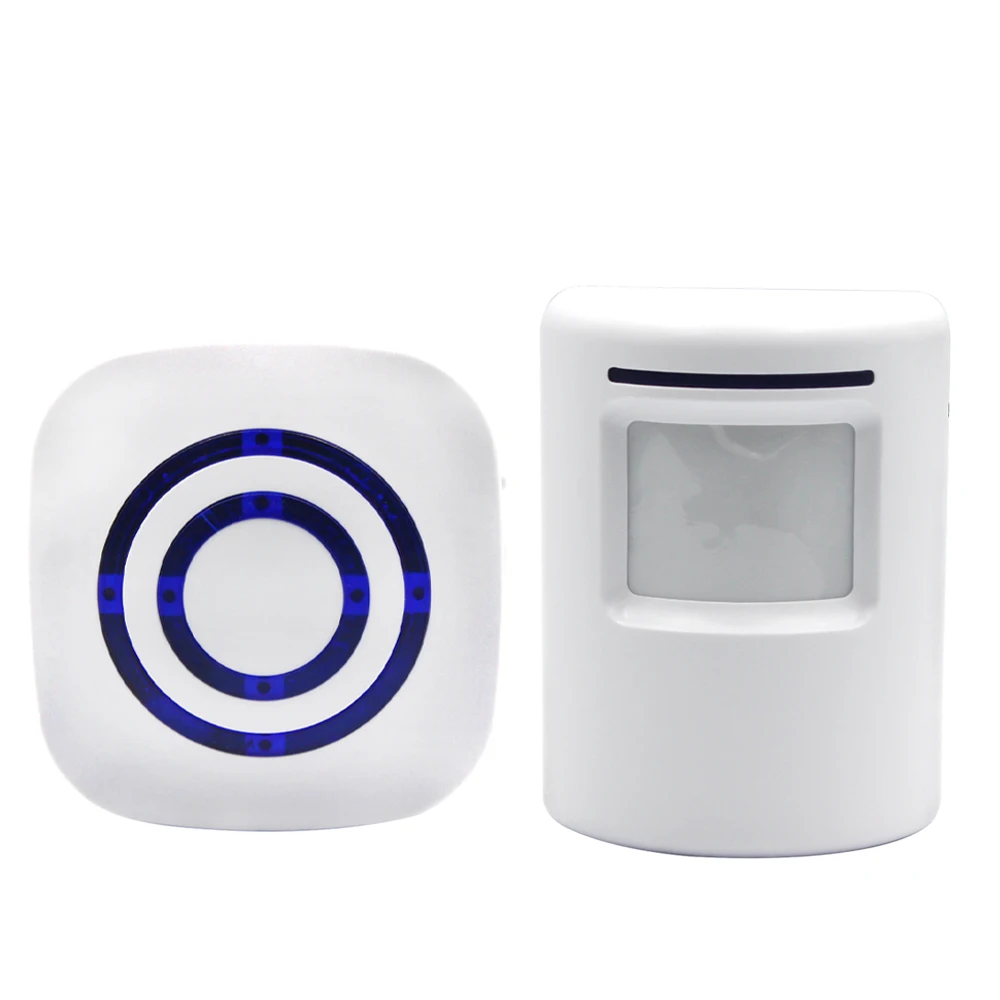 Intelligente Infrarood Sensor Motion Detector Automatische Draadloze Deurbel Winkel Markt Home Welkom Deurbel 38 Chime Eu Us Plug