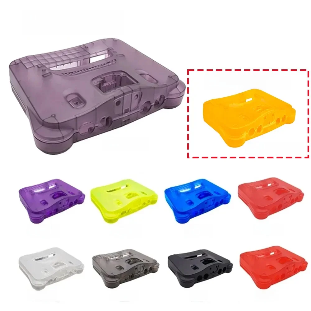 BitFunx wymienna plastikowa obudowa N64 przezroczyste etui do wszystkich wersji Nintendo N64 Retro konsola do gier wideo przezroczyste pudełko — zdjęcie produktu 7