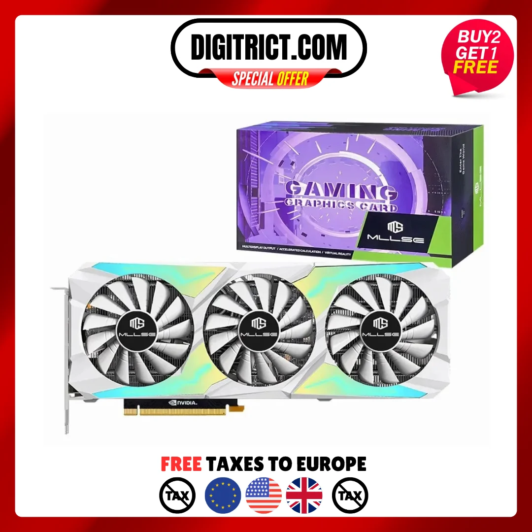 USED RTX 3080 10GB Graphics Card GDDR6X 320 Bit PCI-E 4.0×16 8+8Pin NVIDIA GPU RGB Lighting Gaming Video Card Placa De Video