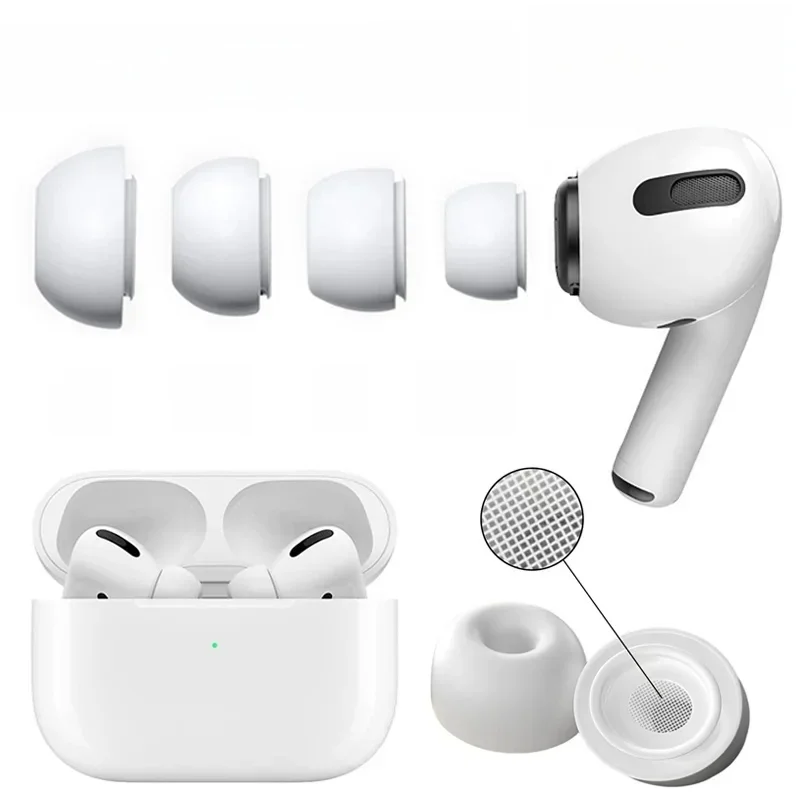 Juste de protection pour écouteurs en silicone souple, Airpods Pro 1/2, coussretours de réduction du bruit, embouts pour Apple Air Pods Pro 2, oreillettes, 1 à 4 paires