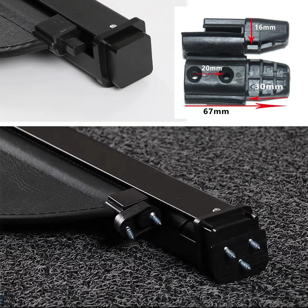 Car Trunk Cargo Cover Clip Support Rear Curtain Hook Up Replace Button Mat Auto Fastener Screw Pad Fasteners Part Accessories