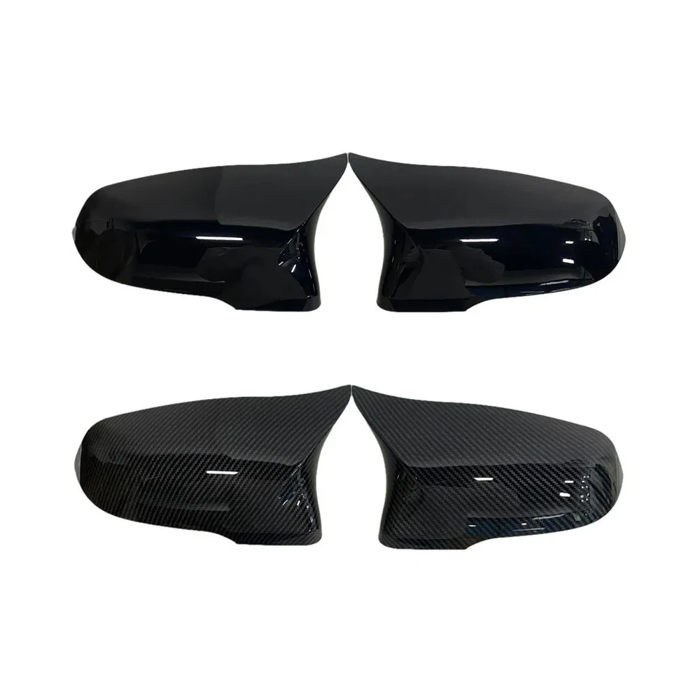 2pcs Car Mirror Cover for BMW X2 F39 Z4 G29 M40i 2018~2023 2019 2020 ABS Cap Wing Carbon Fiber Black Trim Shell Part Accessories