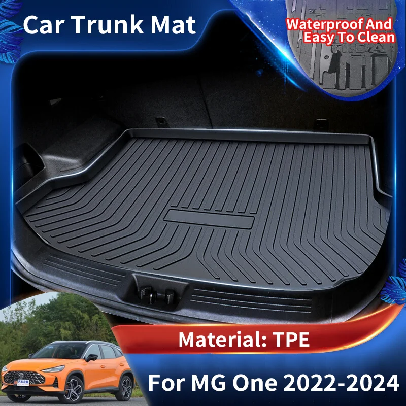 for MG One 2022 2023 2024 Car Rear Trunk Mat Waterproof Protective Liner Trunk Tray Floor Mats Accessories Car-Styling Interior