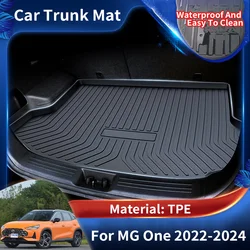 for MG One 2022 2023 2024 Car Rear Trunk Mat Waterproof Protective Liner Trunk Tray Floor Mats Accessories Car-Styling Interior