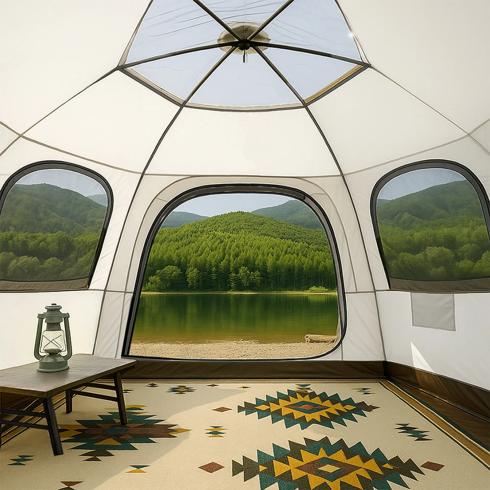 레토 육각돔 원터치텐트 그늘막 쉘터 캠핑 피크닉 LCE-OT02 - 5