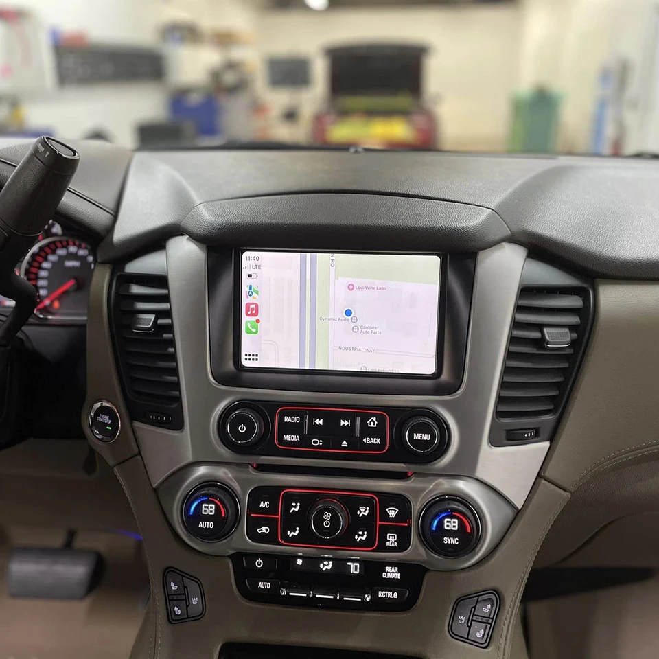 2024 najnowsza mapa Apple GPS CarPlay Android Auto Retrofit do kanionu GMC Yukon Sierra 2014-2018 OEM samochodowe Multimedia Infotainment