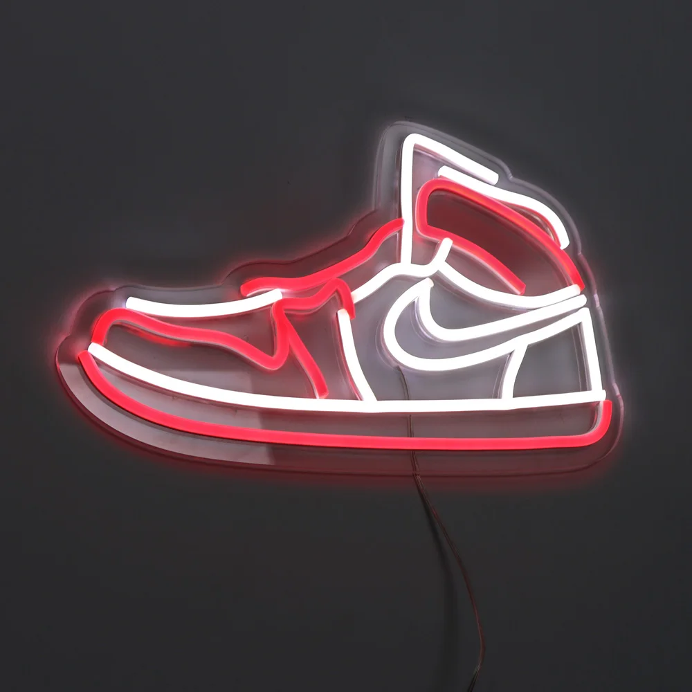 Luzes LED Neon para Sapatos, Loja Decoração