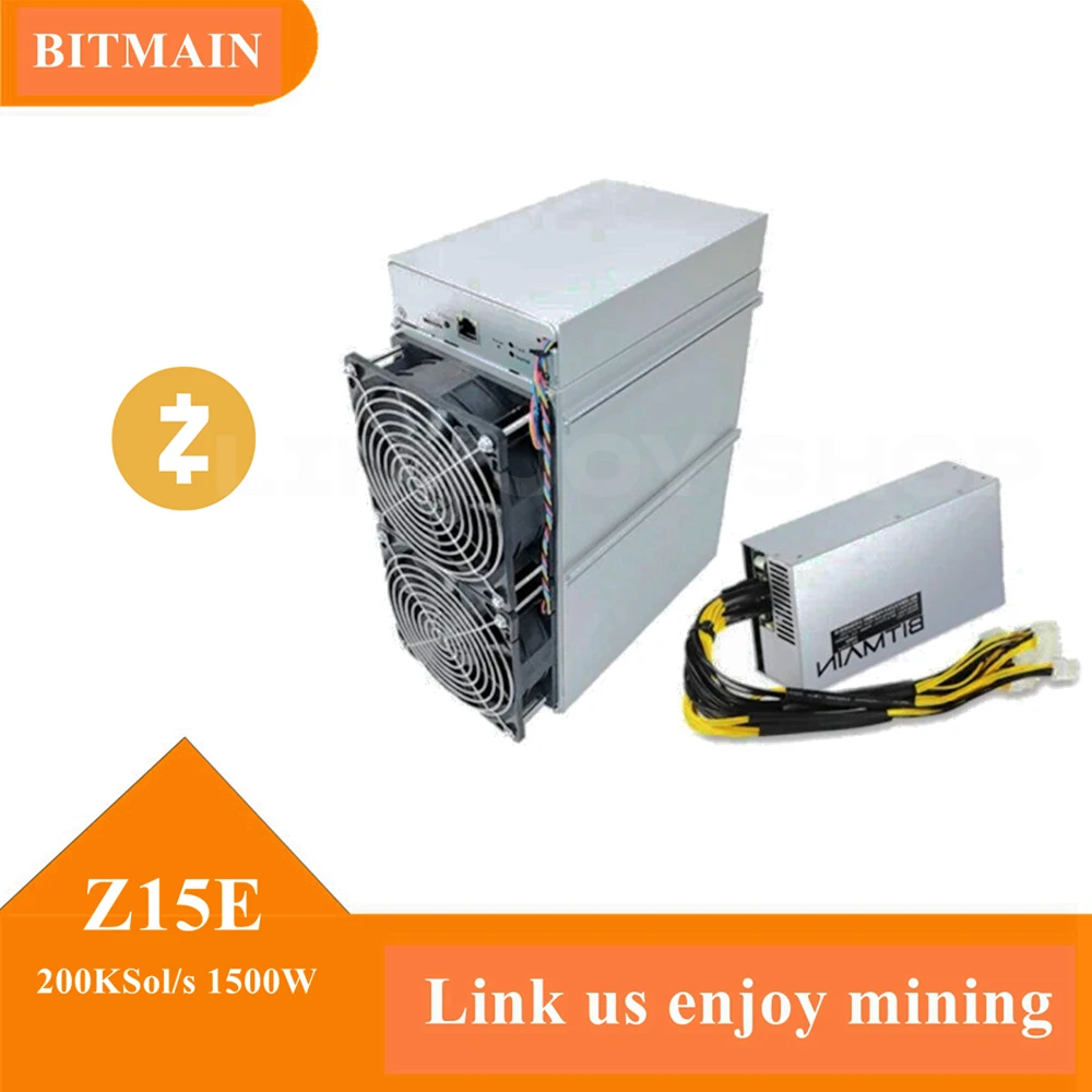 Bitmain-máquina de minería Antminer Z15e 200Ksol/S 1510W Zec Crypto con APW7 PSU incluido