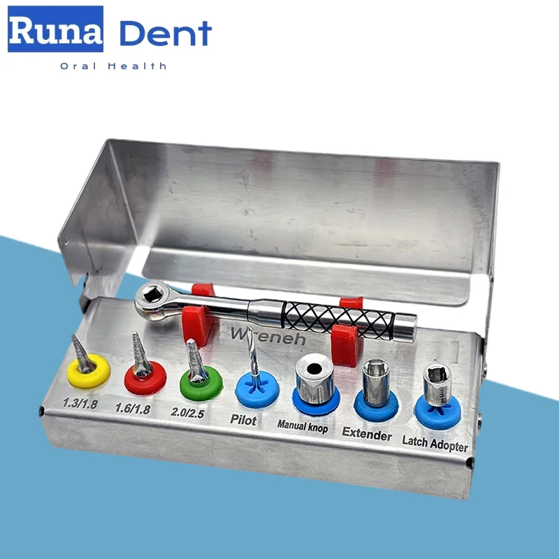 Dental Implant Removal Kit Broken Screw Spiral Extractor SOS Rescue Kit Remove Broken Fixture Dental Surgery Tools
