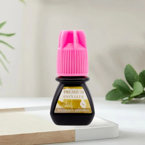 Adhesivo para pestañas, 5g, pegamento para extensión de pestañas, adhesivo fuerte 0,5-1s HS 15 Envy, pegamento para pestañas con pegamento para extensión de pestañas