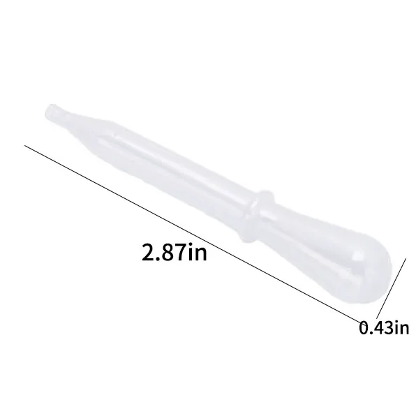 Airbrush disposable dropper pipette transfer scale pipette liquid dropper for transfer and spray gun paint easy to use
