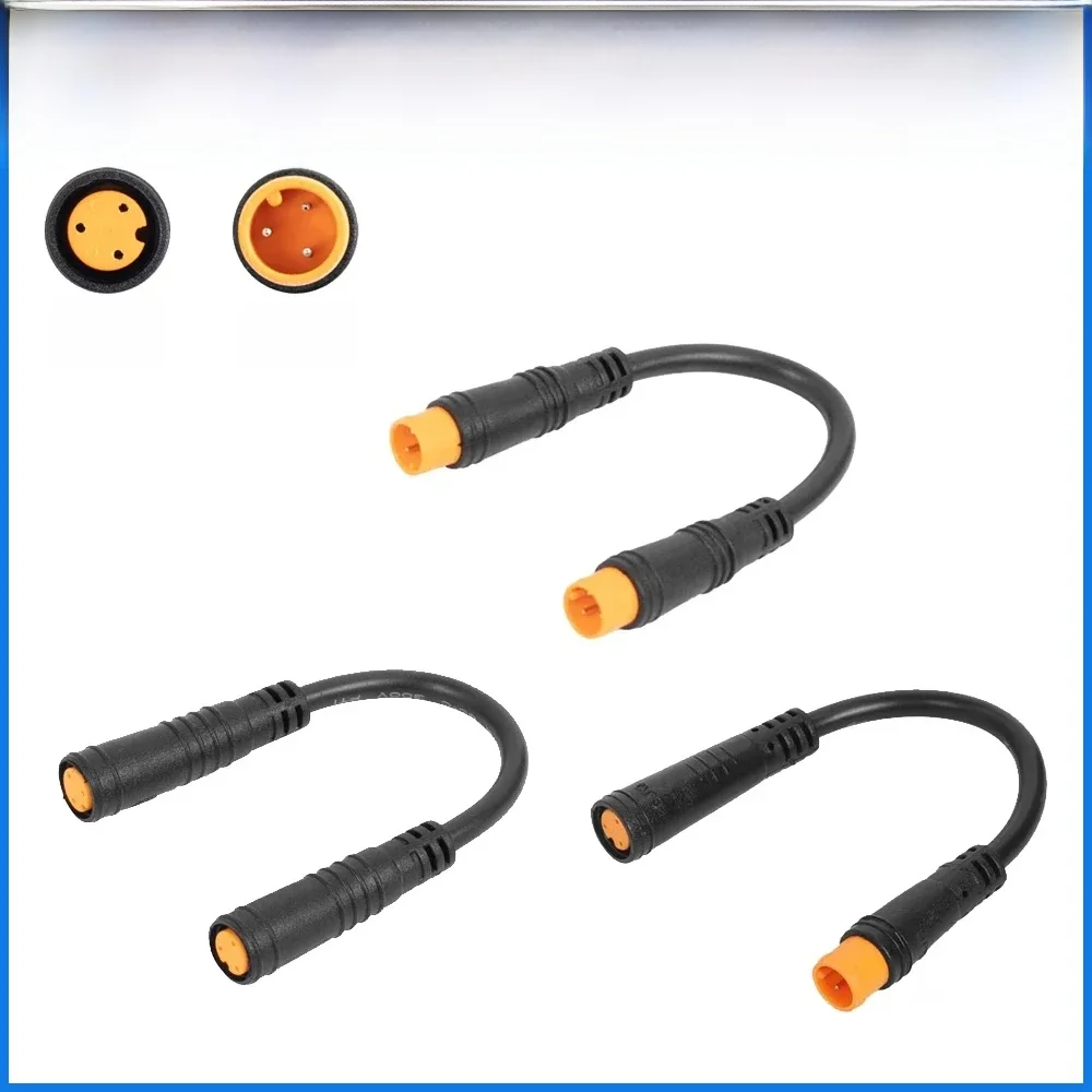 AliExpress Electric Bike 3 Pin Thumb Throttle Cable Waterproof Female to Male Extension Cable for E-Bike Waterproof Wire plug Accessories