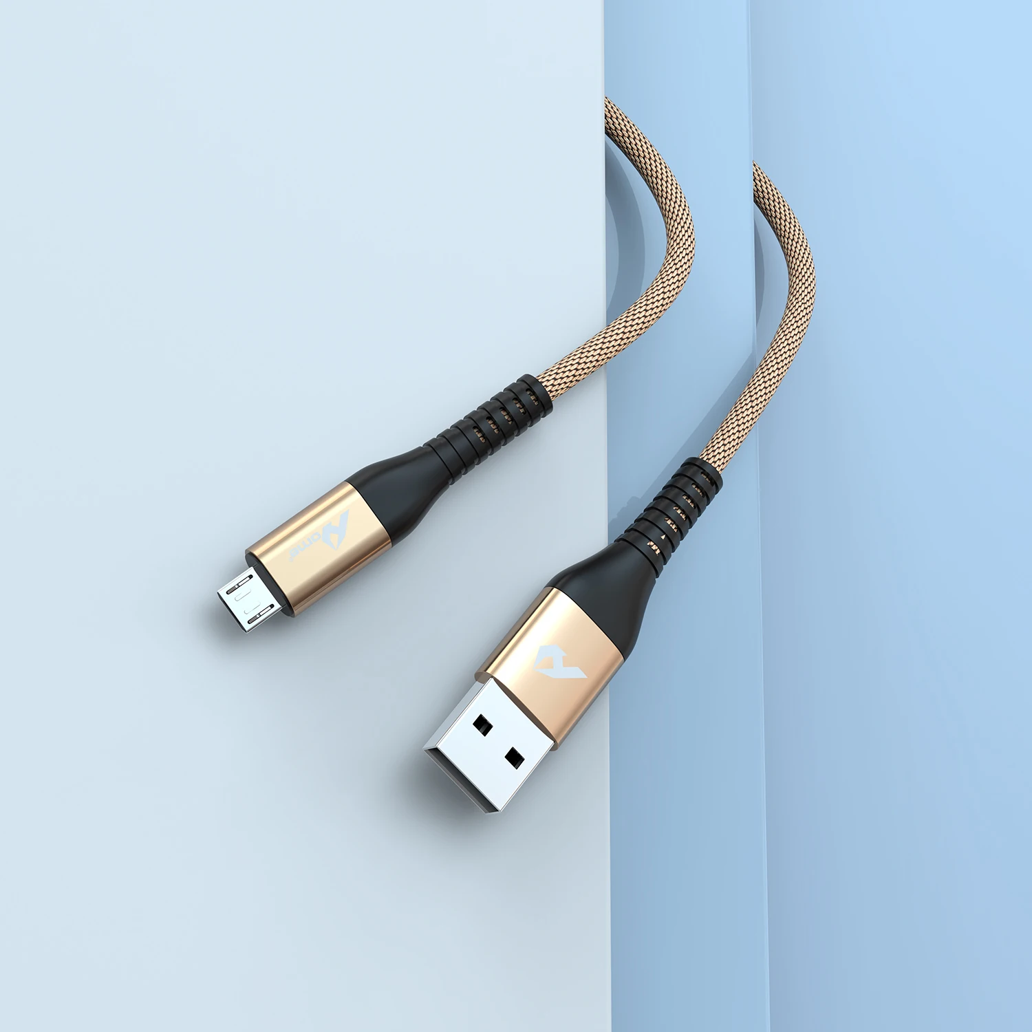 USB-a naar micro-USB-kabel 2,4A snelladen 3m gevlochten kabel voor Samsung Xiaomi Huawei Android Power Bank
