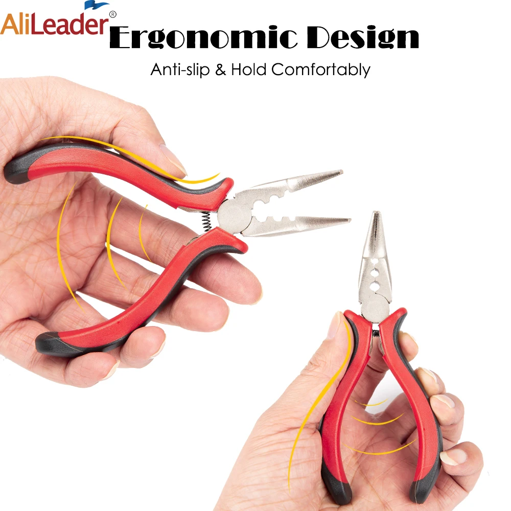 Alileader 1 Pcs Hair Extension Tool Pliers Hair Extensions Plier Removal Plier for Hair Extensions Hair Extensions Tools