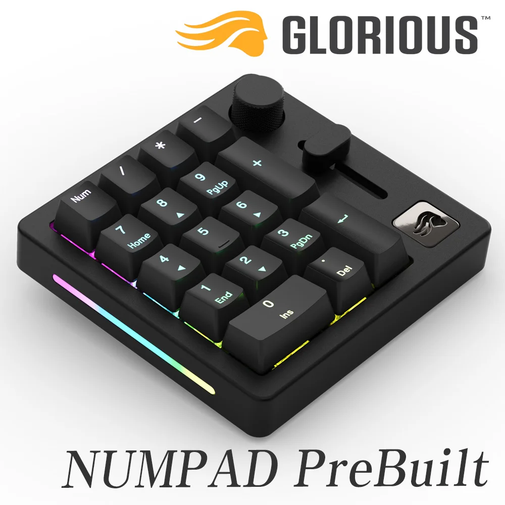 Glair GMMK NUMPAD PreBuilt Wireless Wireless Bluetooth Numeric Pad Black