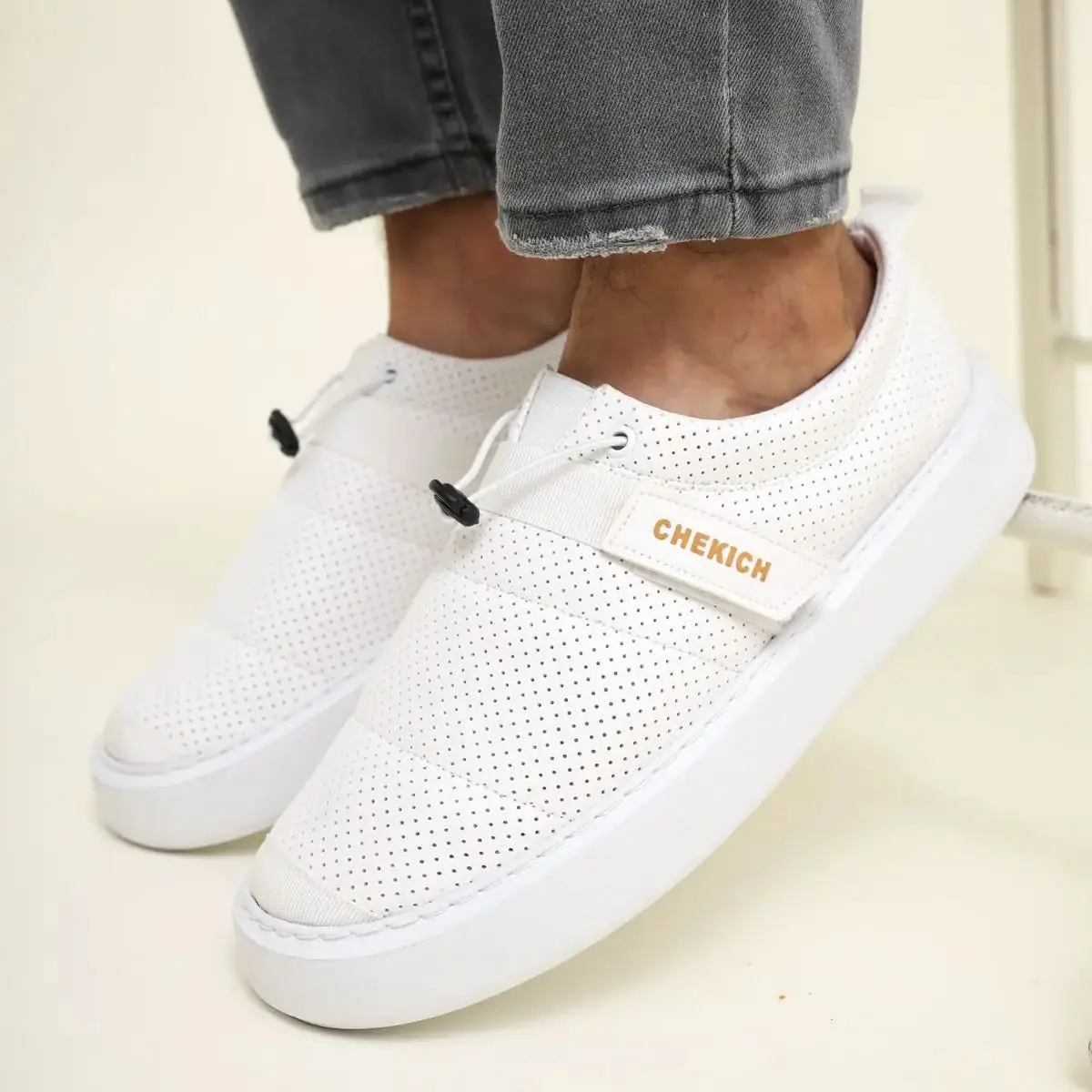 

CHEKICH Original Brand White CBT Dobeny Sneakers 2024 Fashion Men's Shoes High-soled Daily Sneakers Shoes CH147