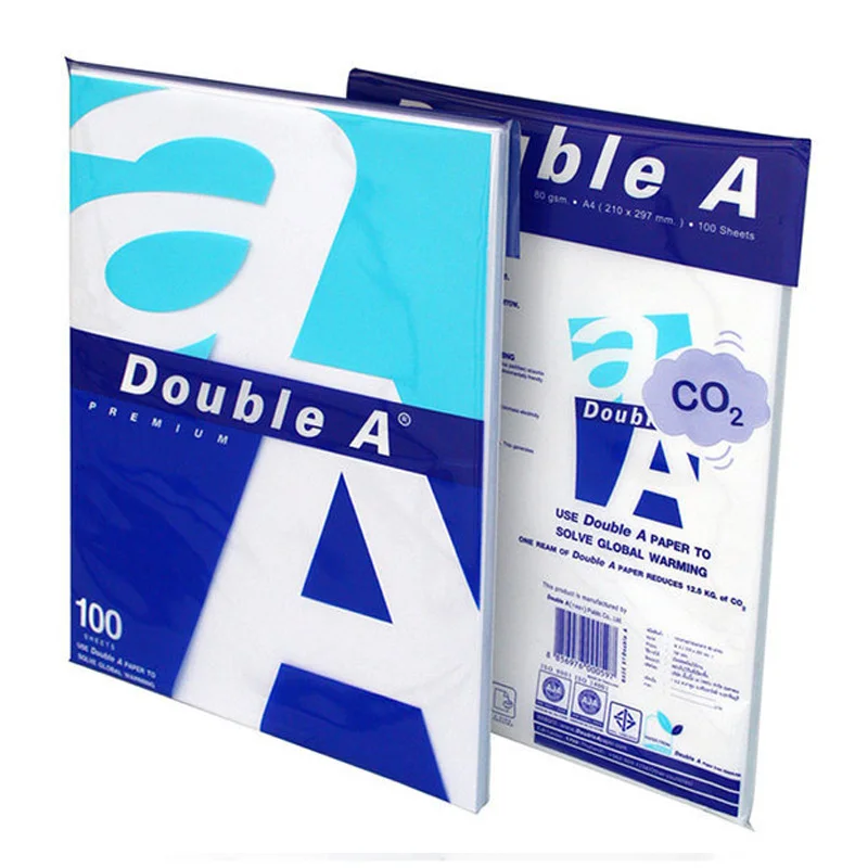 Double-A Copy Paper A4 80g 100 sheets printed copy paper