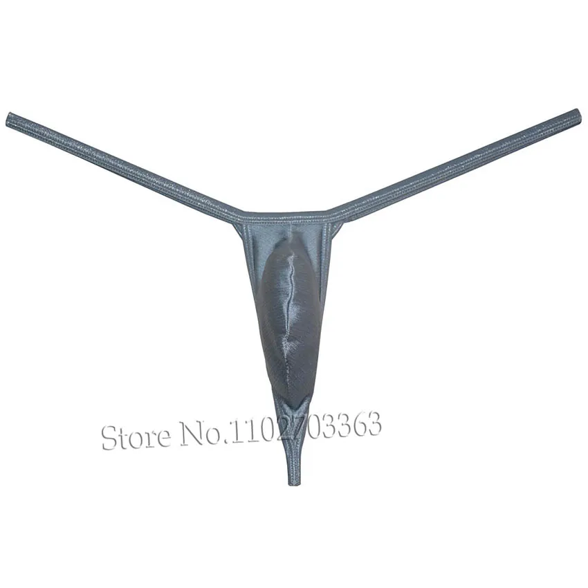 Men's Shiny Nylon Underwear Low-Rise Design Sexy Tangas Stylish Swimwear Style In Confidence Poolside Chic Unique Sheen