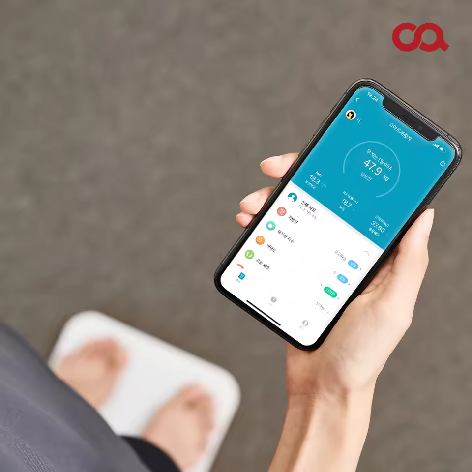 오아 체중계 디자인