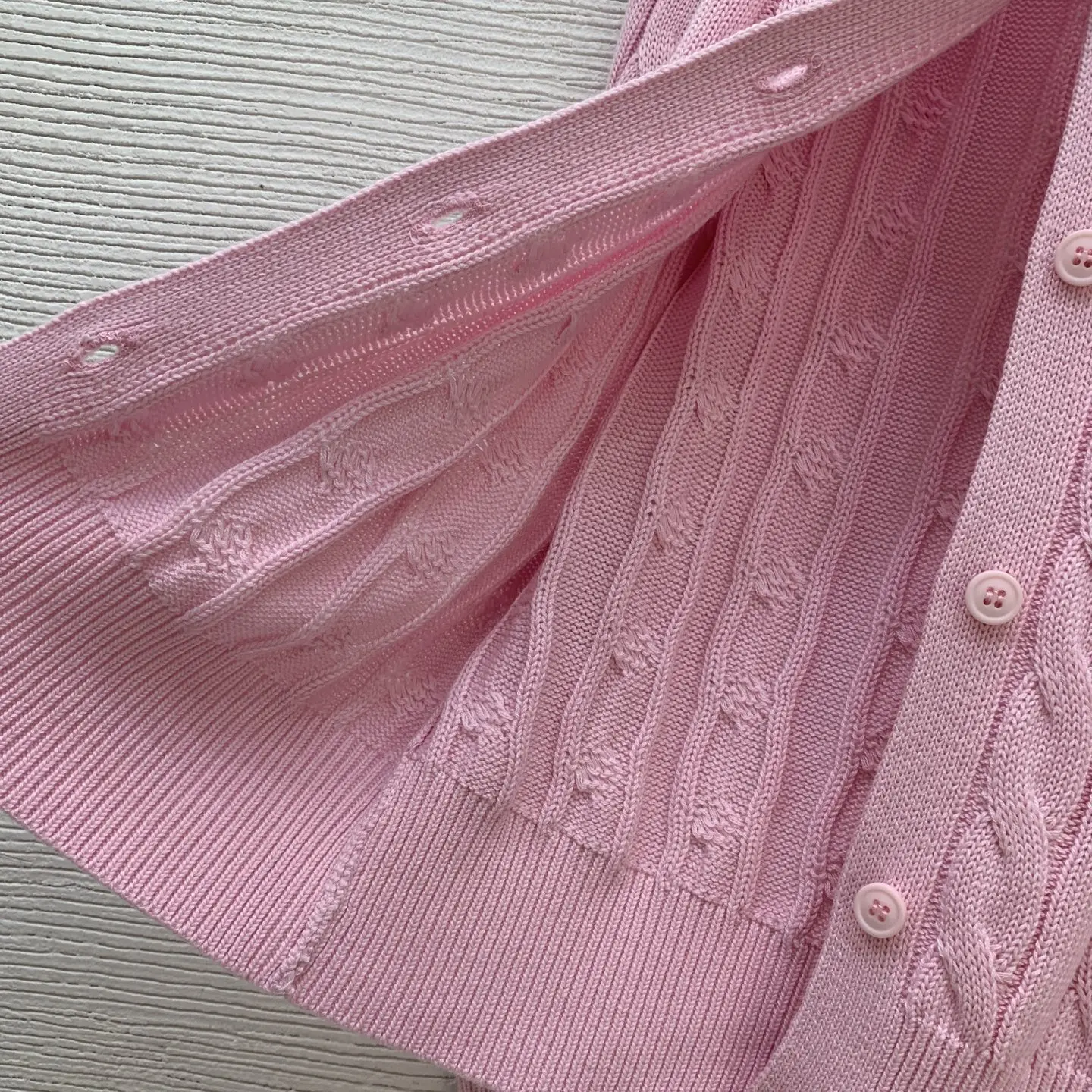 خمر العجين المقلي التقلبات سترة معطف 2025 جديد جولة الرقبة فضفاضة متماسكة سترة سترة 11