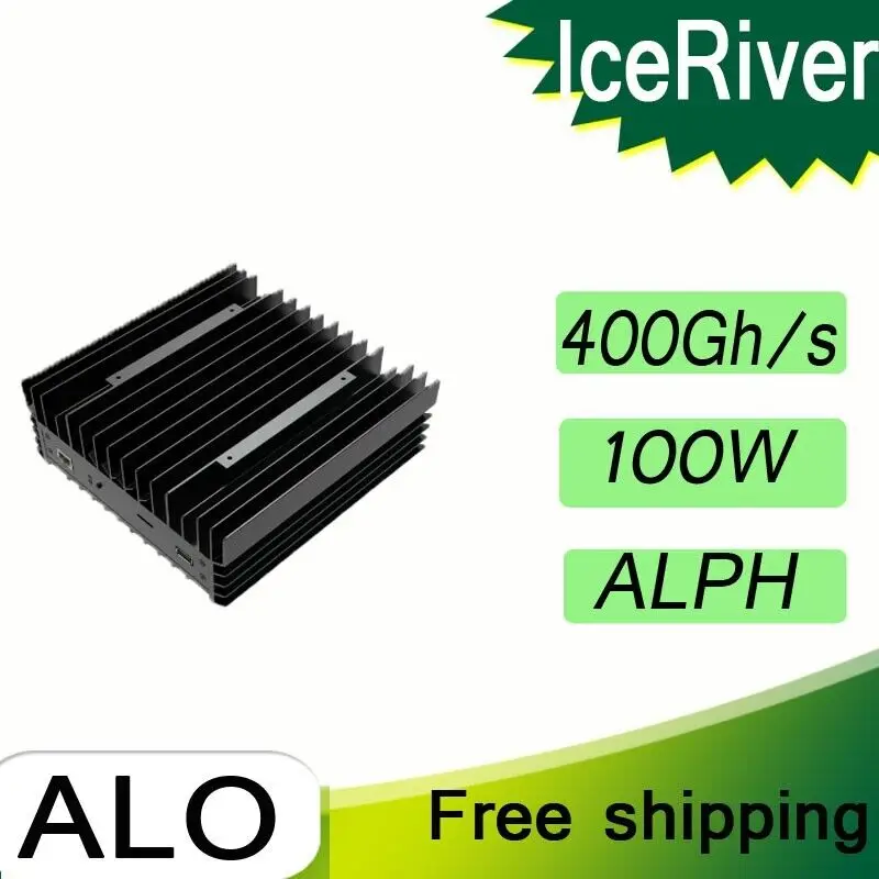 

Новый ICERIVER ALPH AL0 400GH/S 100 Вт Майнер с блоком питания