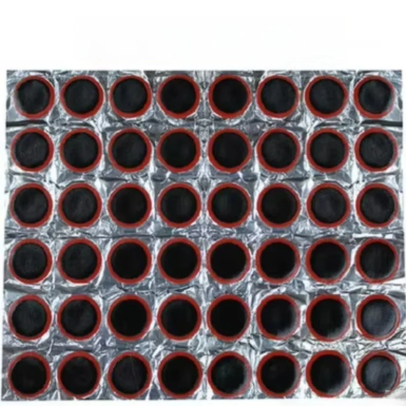 Patchs de crevaison en caoutchouc, outils de réparation, Kit de réparation de Tube de pneu de vélo, sans colle, crevaison de chambre à air de vélo, 48 pièces