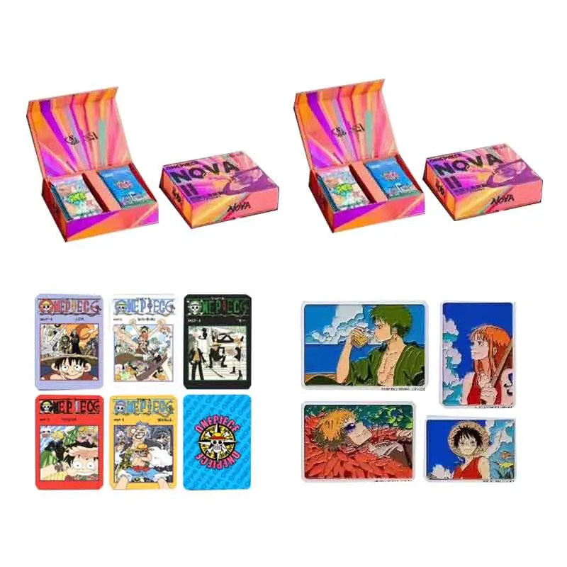 

Wholesales One Piece Collection Cards Booster Box ONEPIECE · NOVA2 3D Holographic Card Rare Anime Trading Cards