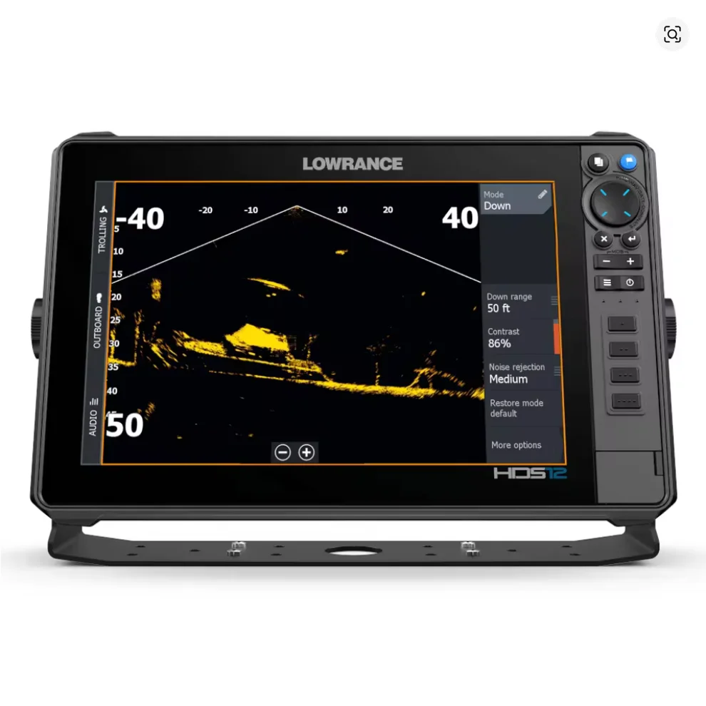 NEW IN STOCK Lowrance HDS-12 Live Fish Finder with Imaging 3-in-1 Transom C-MAP