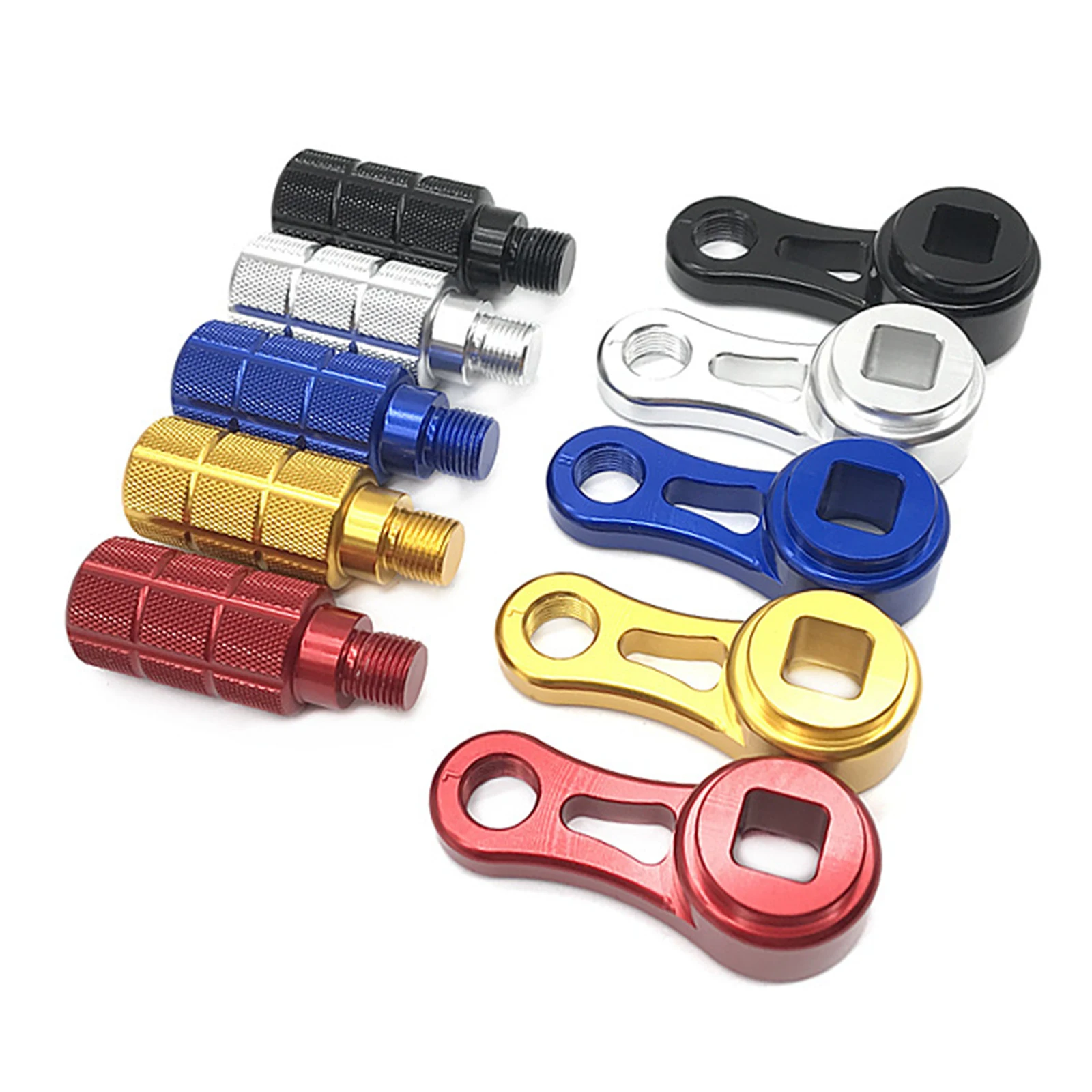 2Pcs Footrest Pegs Pedals Electric Bike Crank Pedal Motorcycle Accessories Footpegs Scooter Pedal Crank Leg for Niu U+B/M2/MS