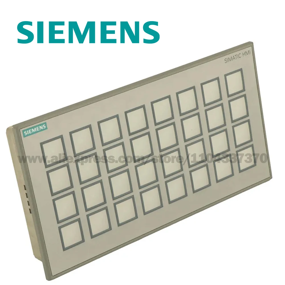 SIEMENS SIMATIC HMI KP32F 32 مفتاحًا قصيرًا مع مصابيح LED متعددة الألوان، واجهات PROFINET مع PROFIsafe 6AV3688-3EH47-0AX0