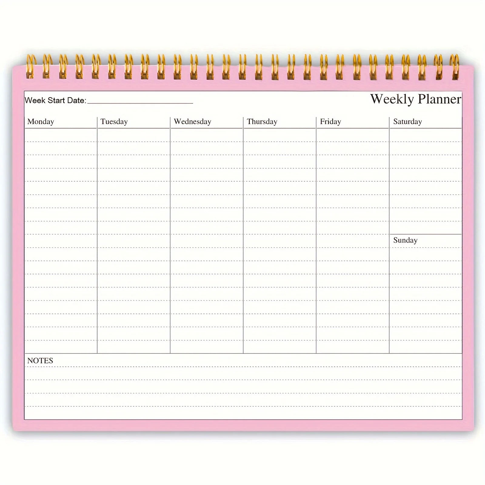 Weekly Planner Notepad To Do List Pad With 52 Tear-off Sheets Weekly Calendar Desk Pad For Home Office Maximizing Productivity