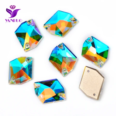 Стразы YANRUO 3265 космические все цвета