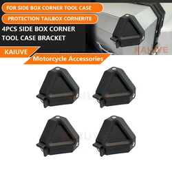 4PCS Side Box Corner Tool Case Bracket Bag Nylon Hardware Motorcycle Aluminum Alloy Trunk Protection Tailbox Cornerite