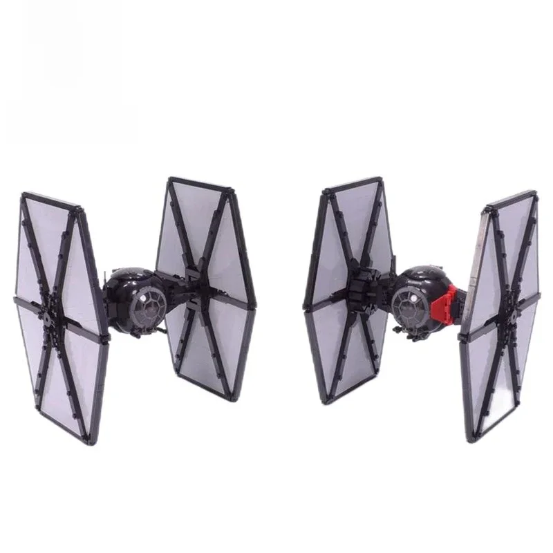 Mocs setzt Star Film Raumschiff Ziegel Imperia erste Ordnung Spezial einheiten binden Starfighter