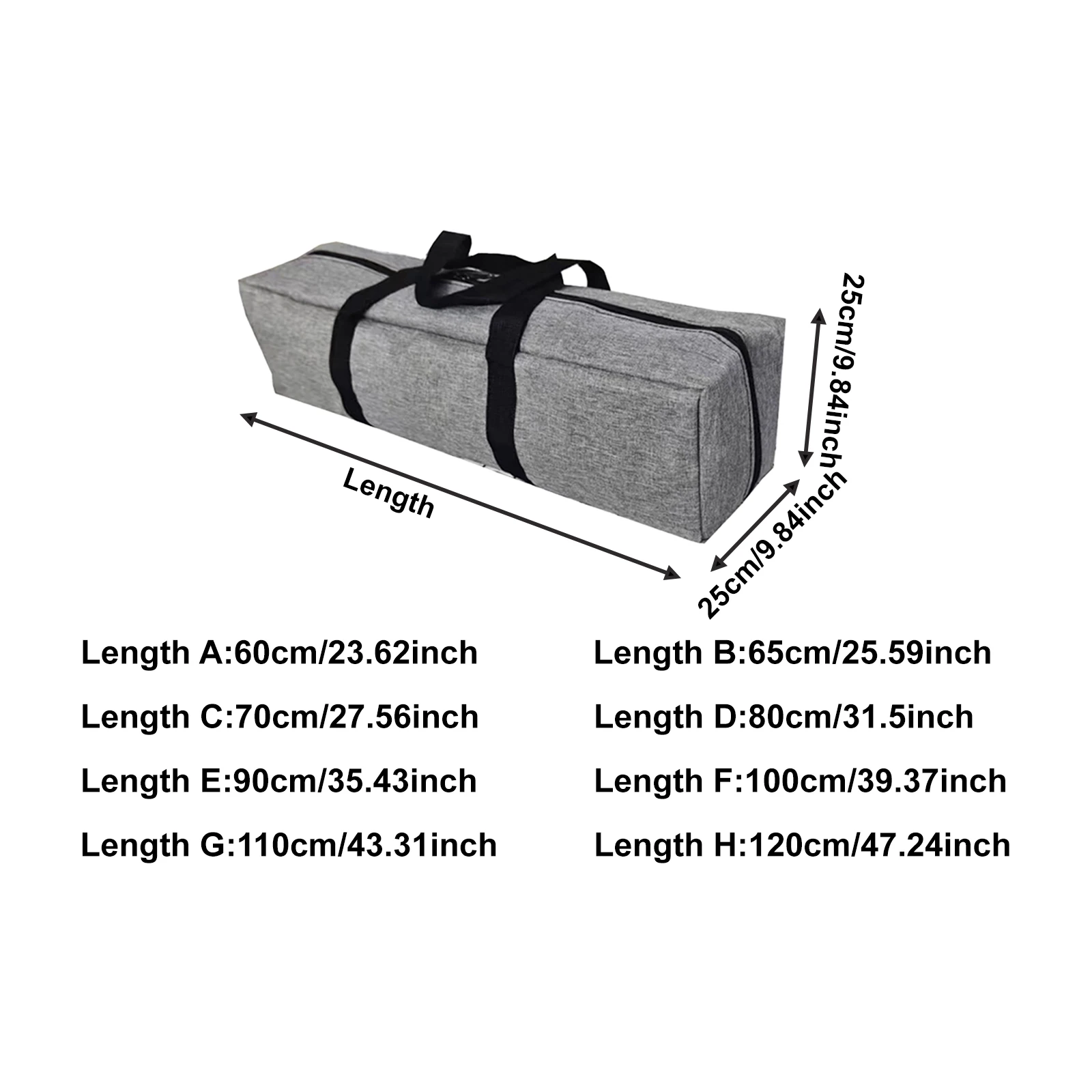 Bolsa de armazenamento portátil para equipamentos de acampamento, à prova d'água, tenda espessada, mochila para caminhadas ao ar livre, artigos diversos, cadeira dobrável