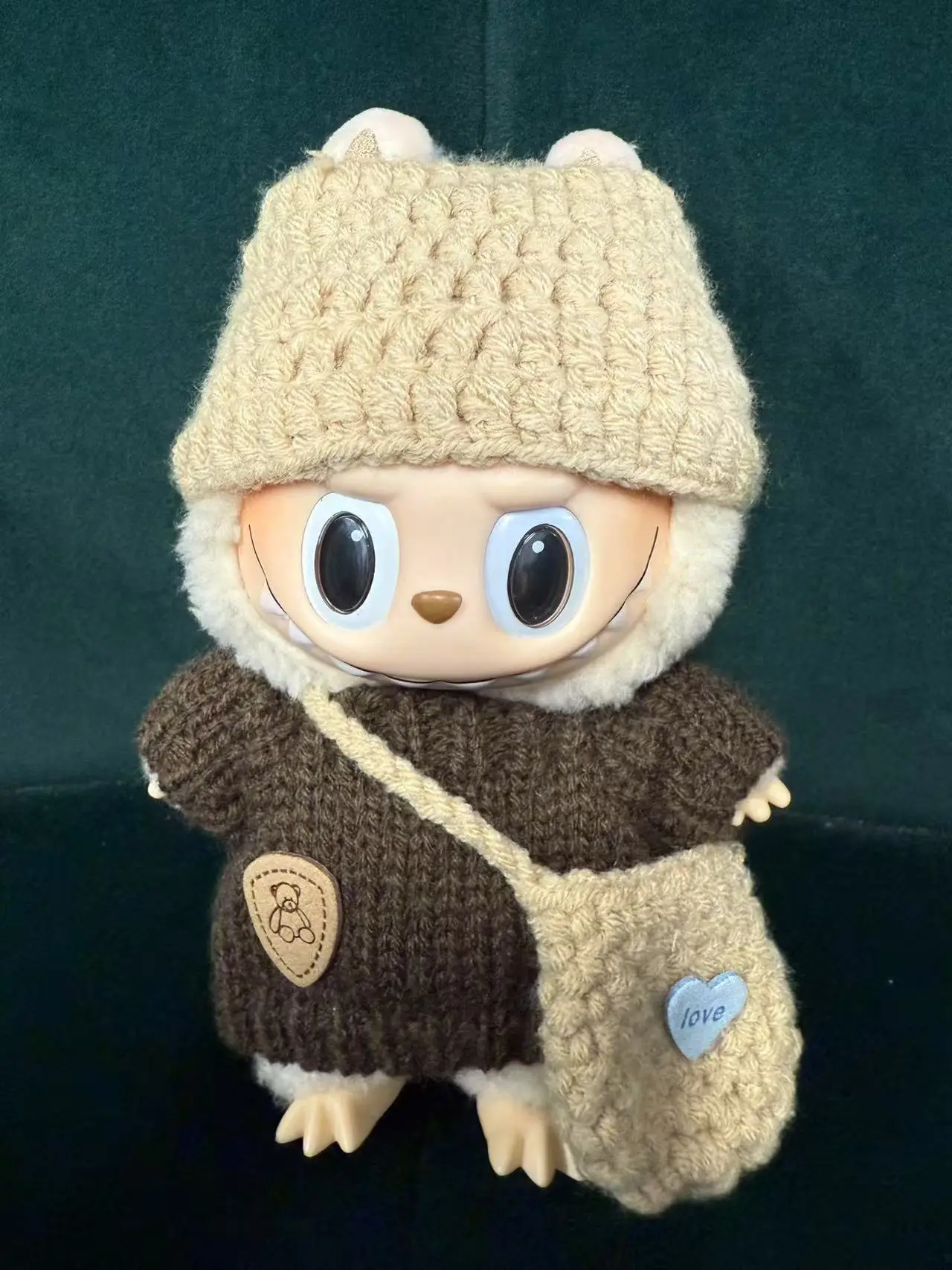 

Кукольный наряд для лабу 15/17 см, ткань ручной работы для Labubu, костюмный наряд 15 см или 17 см (не включая Labubu)