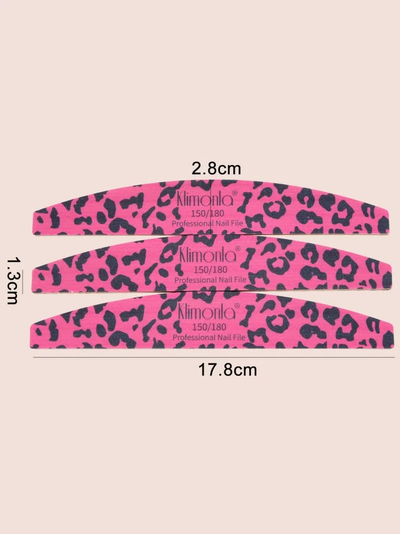 3/5/10/25/50 PCS Nail Files 150 180 Pink EVA Thickened Nail Files Sandpaper Cuticle Remover Buffer Files Manicure Tool Set